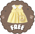 Bluffeli™ Little Bloom — Plaid Yellow Summer Dress