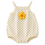 Bluffeli™ Little Bloom — Doll Summer Yellow Jumpsuit