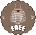Bluffeli™ Little Bloom — Doll Summer Brown Jumpsuit
