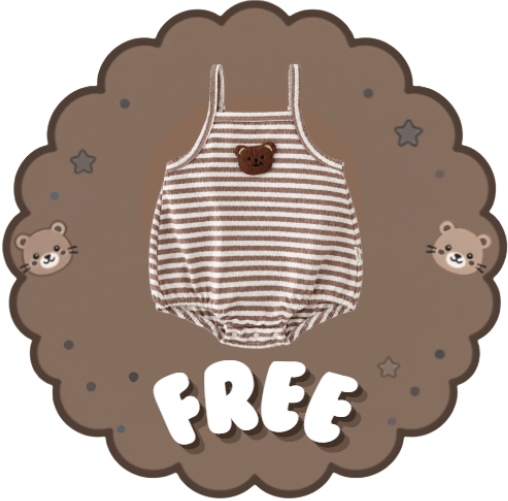 Bluffeli™ Little Bloom — دمية بجمبسوت بني صيفي