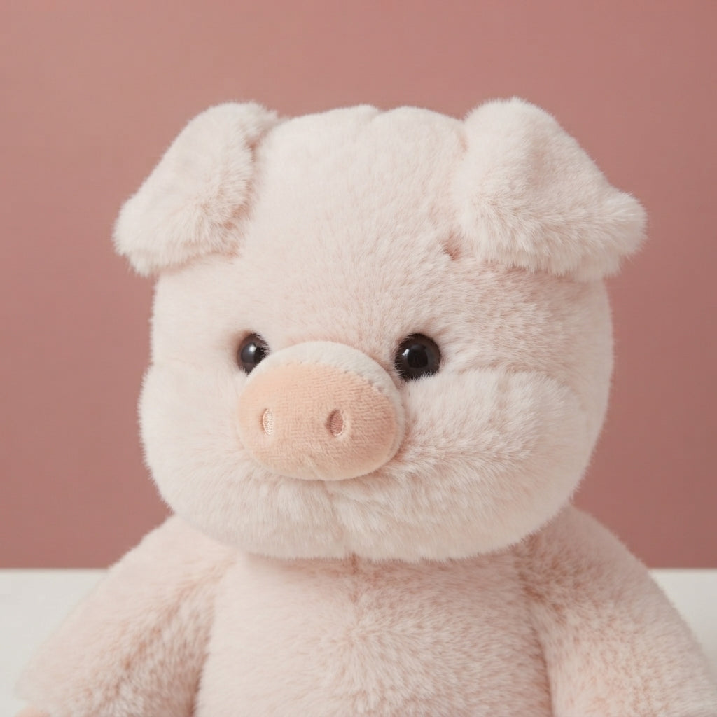Bluffeli™ Little Runner — Pink Pig Plush