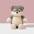 Bluffeli™ Little Runner — Gray Husky Plush