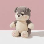 Bluffeli™ Little Runner — Gray Husky Plush
