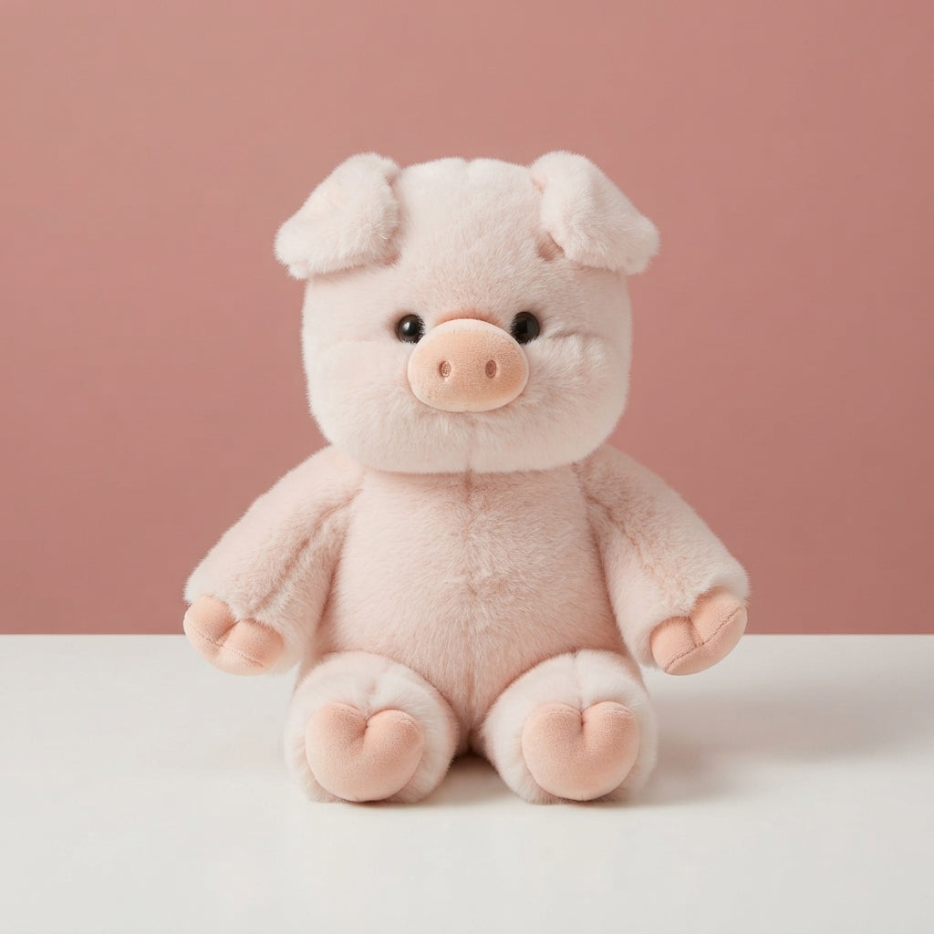 Bluffeli™ Little Runner — Pink Pig Plush